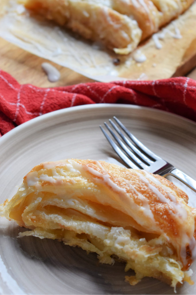 Easy Apple Danish on a Plate