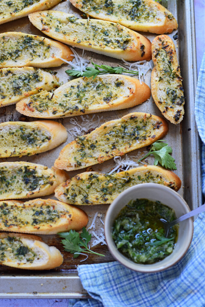 Garlic Parmesan Crostini