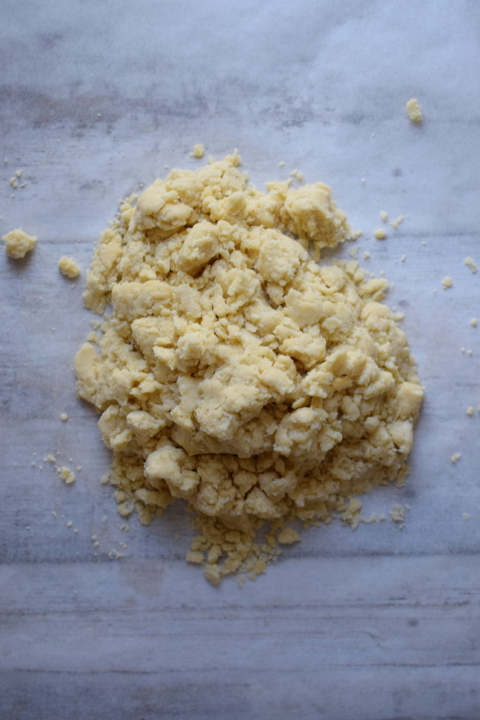 Making pastry for quiche.