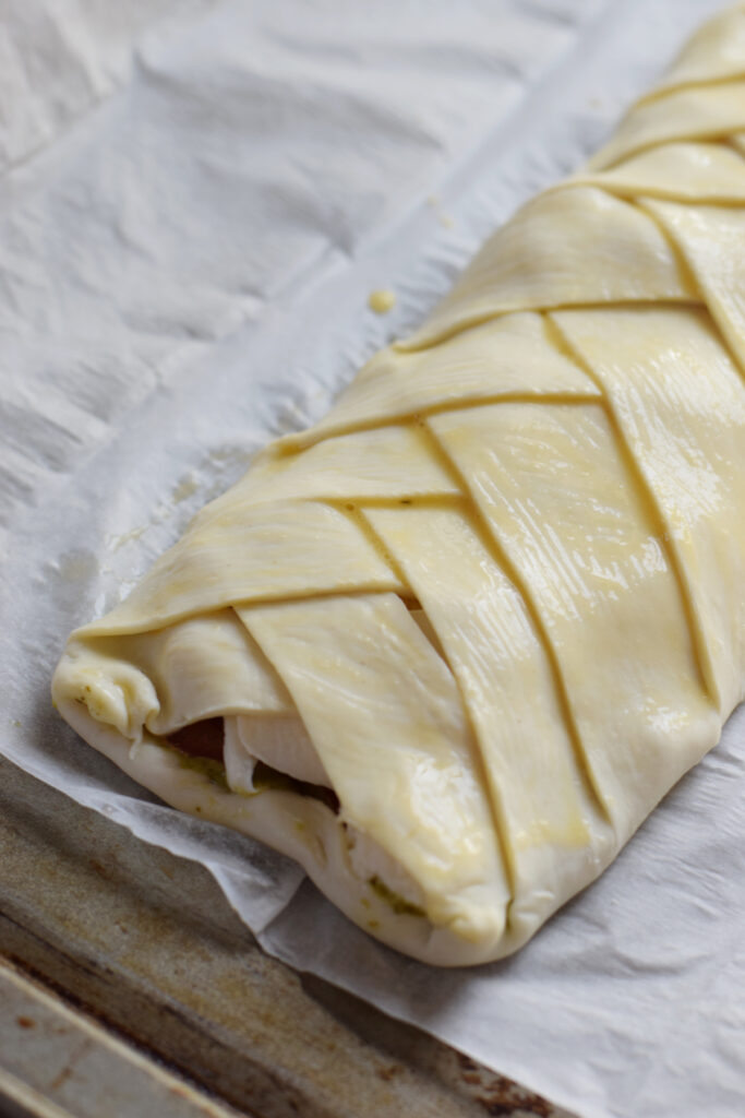 Pastry ready to bake.